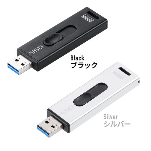 スティック型SSD 2TB USB3.2 Gen2 USB A スライド式コネクタ スティック型SSD 2TB USB3.2 Gen2 USB A スライド式コネクタ