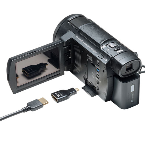 HDMI変換アダプタ microHDMI/AD-HD09MCK【テレビアクセサリー市場】 HDMI変換アダプタ microHDMI/AD-HD09MCK【テレビアクセサリー市場】
