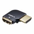 HDMIアダプタ 横L型 右 金メッキ端子