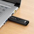 スティック型SSD 外付け USB3.2 Gen2 小型 1TB テレビ録画 ゲーム機 PS5/PS4/Xbox Series X スライド式 直挿し ブラック