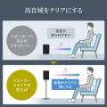 スピーカースタンド 高さ78cm 床置き型 2本セット スパイク付き 金属製 ブラック&木目調