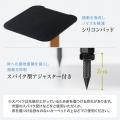 スピーカースタンド 高さ78cm 床置き型 2本セット スパイク付き 金属製 ブラック&木目調