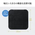 スピーカースタンド 高さ78cm 床置き型 2本セット スパイク付き 金属製 ブラック&木目調