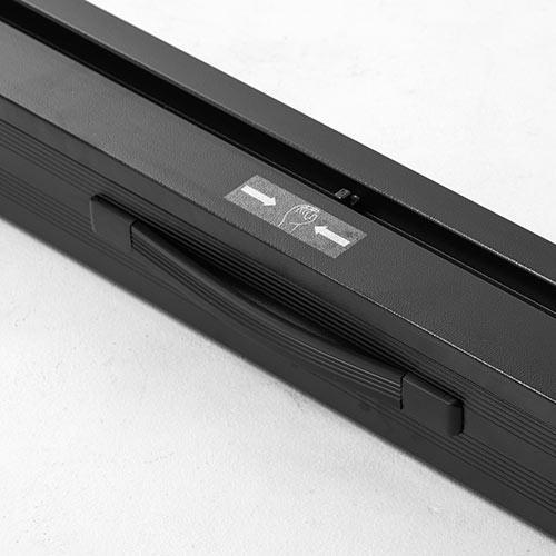 床置き式 プロジェクタースクリーン 80インチ 16:9 移動ローラー付き