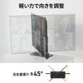 【アウトレット】首振りテレビスタンド 卓上タイプ 壁寄せ 高さ調整3段階 耐荷重50kg