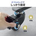 【アウトレット】電動昇降テレビスタンド 37～86インチ対応 カメラ台 キャスター付き 耐荷重70kg 静音設計