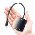 【アウトレット】USB Type-C HDMI変換アダプタ 4K/60Hz HDR対応 PD100W iPad Pro Air Nintendo Switch 有機ELモデル対応 ブラック
