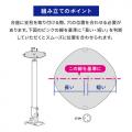 【アウトレット】フロア用 スピーカースタンド 小型スピーカー向け 2本セット 高さ56～100cm 対応サイズ14×14cm スパイク型アジャスター付き 角度調整可能 耐荷重15kg ブラック