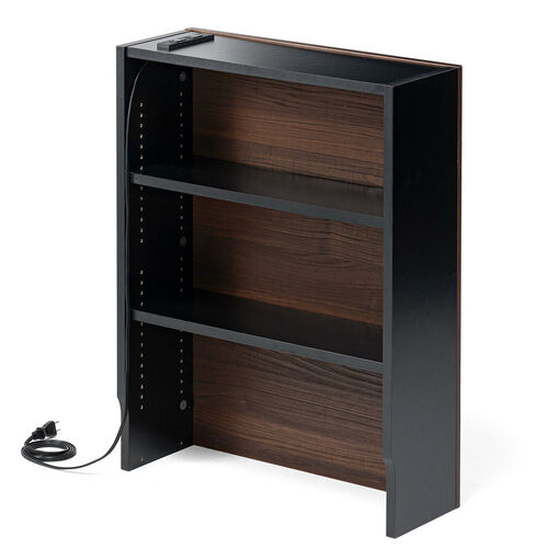 木製ダークブラウン収納 ディスプレイラック 2段×2 扉4つ ダーク