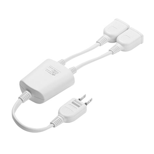 電源延長コード 40cm 2個口 集中スイッチ付き ホワイト/700 電源延長コード 40cm 2個口 集中スイッチ付き ホワイト/700