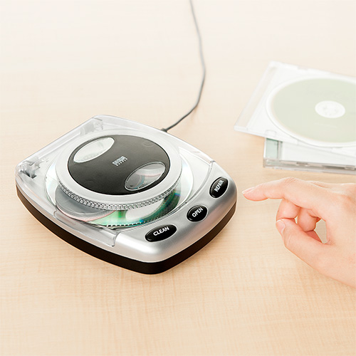 【アウトレット】ディスク修復機 電動 自動研磨タイプ CD/DVD/ゲームソフト専用