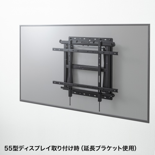 プッシュ式 テレビ壁掛け金具 32～65型対応 CR-PLKG16BK/CR-PLKG16BK