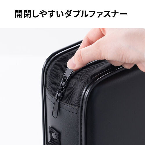 CD・DVD・BDファイルケース 120枚収納 セミハード CDジャケット収納