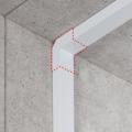 ケーブルカバー 壁用 床用 配線カバー 配線隠し 配線ダクト 内外L型 CA-KK60W用