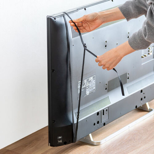 テレビ保護パネル ベルト固定式 65インチ用 厚さ3mm 透過率90