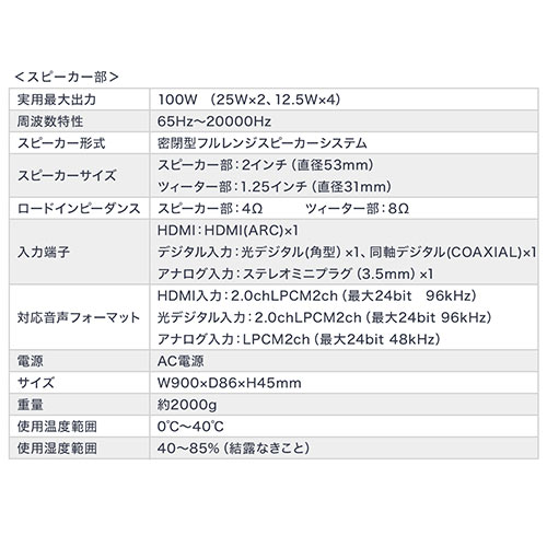 スピーカー 販売 デジタル 入力