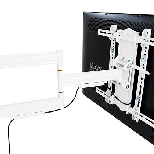 テレビ壁掛け金具(アームタイプ・薄型・角度調整・左右首振り・VESA 