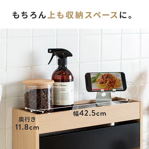 ケーブルボックス 木製 ケーブル 電源タップ収納 ダークブラウン
