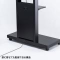 【アウトレット】壁寄せディスプレイスタンド(60～84型対応・キャスター)