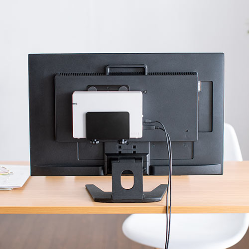 モニター裏 収納 VESA ホルダー Nintendo Switch設置 HDDホルダー/100