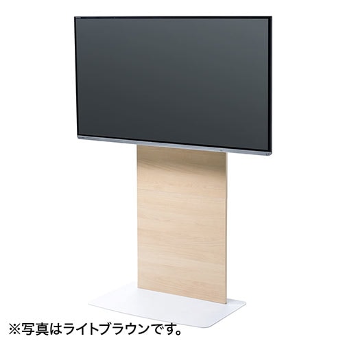 壁寄せテレビスタンド 32型～55型対応 棚板 HDDホルダーつき 3
