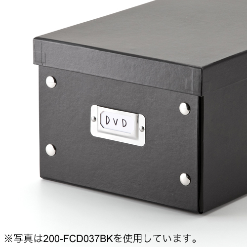 DVD収納ボックス 組み立て式 17枚まで収納 ホワイト/YK-FCD037W【テレビアクセサリー市場】