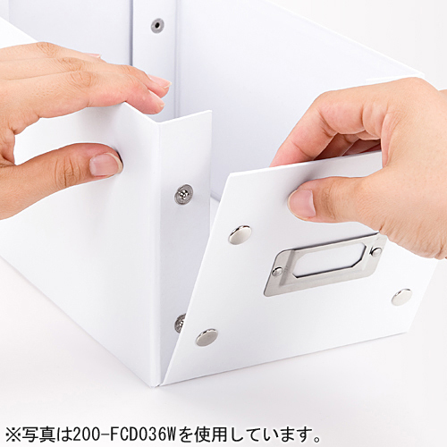 CD収納ボックス 組み立て式 30枚まで収納 ブラック/YK-FCD036BK