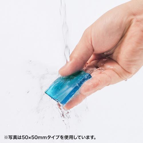 耐震マット 中型 40mm×40mm 4枚入り ブルー 防災グッズ 耐震度7