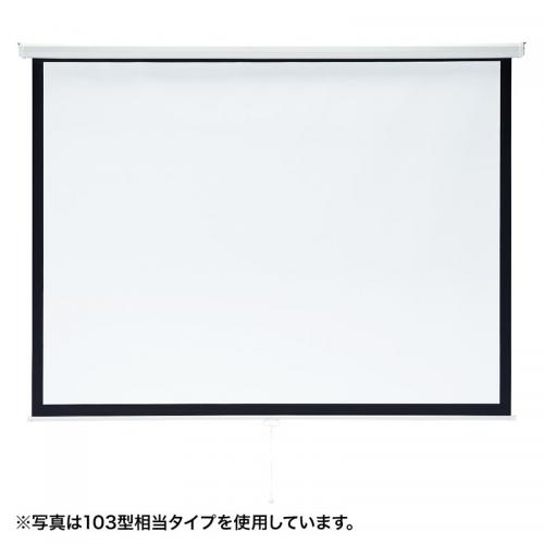 プロジェクタースクリーン 掛図式スクリーン プロジェクタースクリーン(85型・吊り下げ式)/PRS-TS85【テレビ