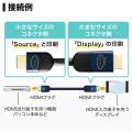 HDMIアクティブケーブル(20m・イコライザ内蔵・フルHD対応・Activeケーブル・バージョン1.4準拠品・ブラック)