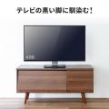 テレビ転倒防止 転倒ストッパー 簡単取り付け 65型対応 震度6強対応 耐震試験あり