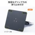 モニタースタンド 小型モニター用 360度回転 卓上スタンド VESA規格対応 耐荷重5kg
