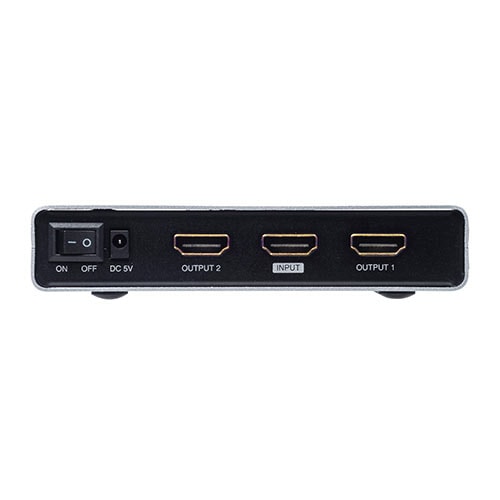 HDMI分配器 1入力2出力 スプリッター 4K/60Hz HDR HDCP2.2/YK-VGA016【テレビアクセサリー市場】