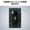 スピーカースタンド 卓上型 高さ15cm 耐荷重約5kg 傾斜6度 2台セット