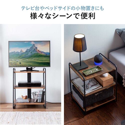 Amazon.co.jp: オーディオラック 3/4段 パワーアンプ ラック オーディオ オーディオラック AVラック オーディオ ビデオ メディア  スタンド 小さなスペースメディアステレオシェルフ 録音室用の頑丈なオーディオ ラック スタンド タワー(Deep Black,120x40x50cm)  