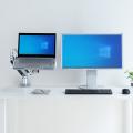 【アウトレット】ノートパソコントレー タブレットホルダー モニターアーム用 バネ式 スチール 75×75対応