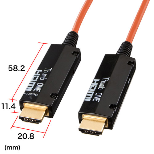 KRAMER 光ファイバーHDMIケーブル　30M 光ファイバーHDMIケーブル 30m/KM-HD20-FB30K【テレビアクセサリー市場】