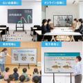 電動昇降ディスプレイスタンド 60～100インチ対応 キャスター付き 高耐荷重110kg