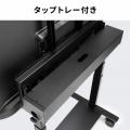 電動昇降ディスプレイスタンド 60～100インチ対応 キャスター付き 高耐荷重110kg
