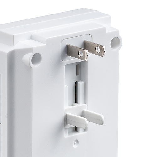 電源タップ 6個口 回転式 2P USB2ポート付 iPhone/iPad/スマホ