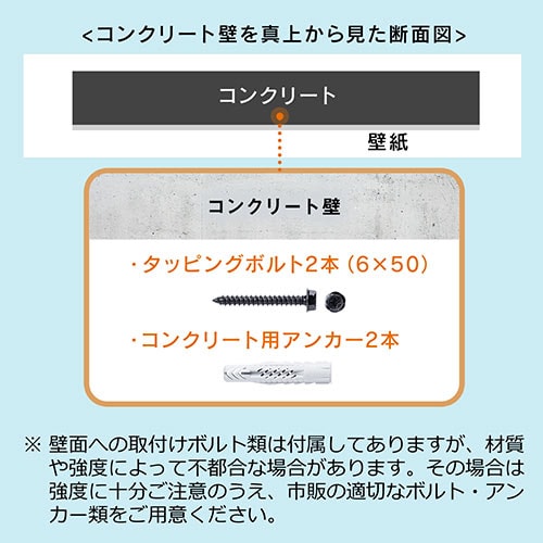 壁掛けラック(壁設置用棚・AV棚・プレーヤー設置・スピーカー棚)/YK