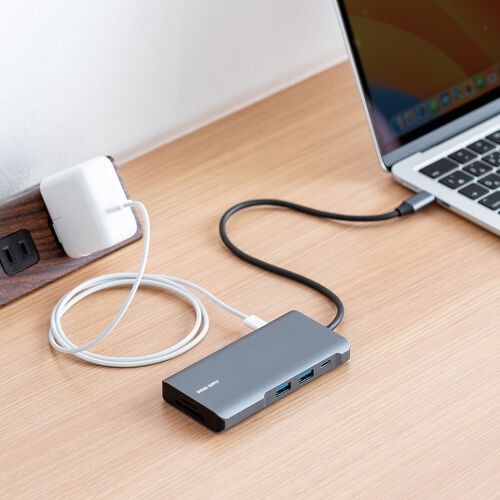 USB Type-Cモバイルドッキングステーション ロングケーブル 7in1 USB Type-Cモバイルドッキングステーション ロングケーブル 7in1