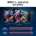 HDMI切替器 3入力1出力 4K/60Hz HDR対応 リモコン付き HDMIセレクター