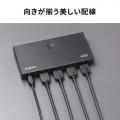 HDMI切替器 3入力1出力 4K/60Hz HDR対応 リモコン付き HDMIセレクター
