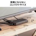 HDMI切替器 4入力1出力 4K/60Hz HDR対応 リモコン付き HDMIセレクター