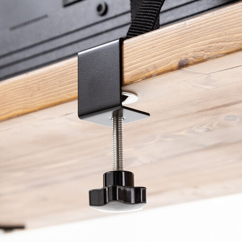 テレビ転倒防止ベルト VESA穴取り付け クランプ固定式 耐震度6強 日本