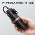 電源タップ USB PD 100W 急速充電 GaN 1.5m 延長コード 【超薄型18mm】 Type-C×2 A×1 AC×2個口 コンセント L型プラグ