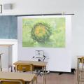 床置き式 プロジェクタースクリーン 80インチ 16:9 黒マスクなし 超短焦点プロジェクター対応