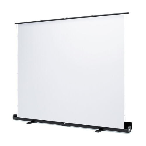 床置き式 プロジェクタースクリーン 100インチ 16:9 黒マスクなし 超短