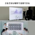 床置き式 プロジェクタースクリーン 100インチ 16:9 黒マスクなし 超短焦点プロジェクター対応
